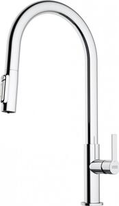 Bateria kuchenna stojÄ ca FRANKE Maris Slim Clear Water J pull-out do filtra wody Chrom 120.0730.870