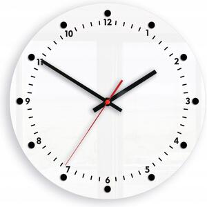 Zegar ścienny Okrągły klasyczny z Cichym mechanizmem na Ścianę Akrylowy