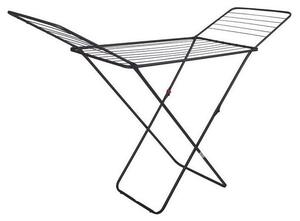 UTC Rozkładana suszarka do ubrań TORO 180x93 cm czarny UT0142