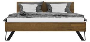 Łóżko dębowe TORO Classic orzech 140x200 Soolido Meble dębowe