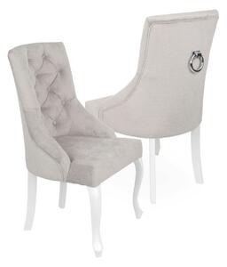 Krzesło do jadalni Sisi 4 z kołatką, wygodne, stylowe, glamour, do jadalni, do restauracji, ponadczasowy