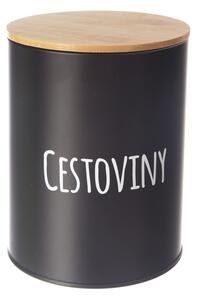 Orion Pojemnik blaszany na makaron BLACK