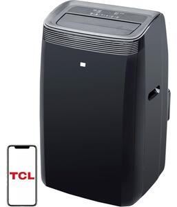 Klimatyzator przenośny TCL TAC-14CHPB NZB 3 prędkości nawiewu Funkcja Sleep Osuszanie Timer Wi-Fi Czarny