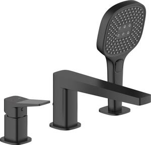 Bateria wannowa natynkowa KFA ARMATURA Malaga 4525-210-81 Czarny