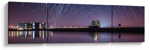Obraz nocnego nieba z gwiazdami (170x50 cm)