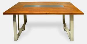Stół nowoczesny z dębowego drewna litego do jadalni salonu MOCCA