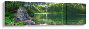 Obraz jeziora w Tatrach (170x50 cm)