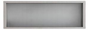 Półka łazienkowa wnękowa Estiva FALEZA Silver 90x30x10 cm srebrna 1 szt