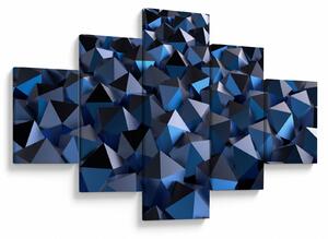 Obraz abstrakcji (125x70 cm)