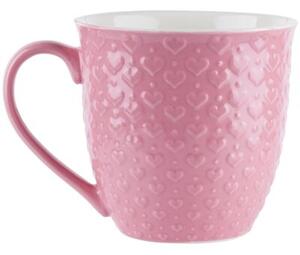 Kubek ceramiczny serca 580 ml