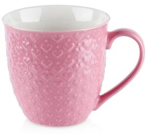 Kubek ceramiczny serca 580 ml