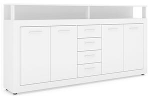 Komoda z Szufladami Do Salonu Przedpokoju BiaÅa LUNA 190 cm