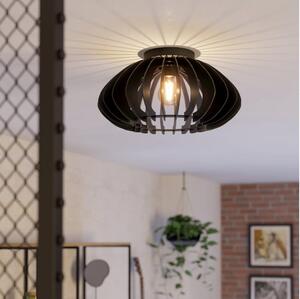 Eglo Eglo 901001 - Plafon COSSANO 1xE27/40W/230V śr. 45 cm czarny EG901001