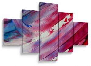 Obraz - różowo - niebieskie kolory (125x70 cm)
