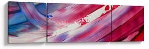 Obraz - różowo - niebieskie kolory (170x50 cm)