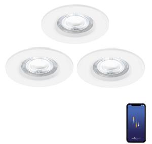 Nordlux Nordlux-ZESTAW 3x LED Ściemnialne oświetlenie łazienkowe DON SMART LED/4,7W/230V IP65 NX0026