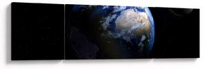 Obraz planety Ziemia (170x50 cm)