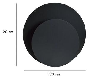 Idea K1 Black 792/K1 Czarny Nowoczesny Kinkiet Design Metalowy Do Loft Pomieszczeń