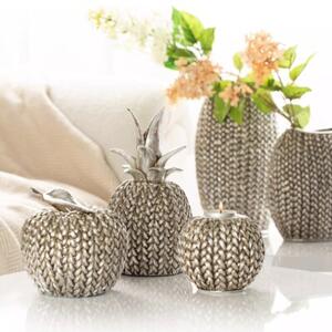 Wazon EUROFIRANY Moli 16 x 12 x 27 cm Srebrny