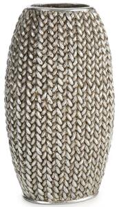 Wazon EUROFIRANY Moli 16 x 12 x 27 cm Srebrny