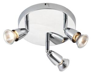 Lampa sufitowa Amalfi - srebrne reflektory, nowoczesna