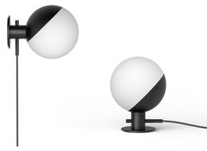 Lampa stołowa / kinkiet Baluna - Grupa Products - czarno-biała kula