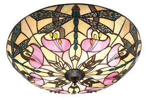 Lampa sufitowa Ashton - Interiors - szkło witrażowe