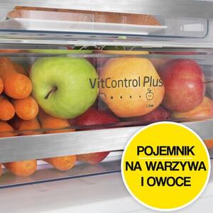 Lodówka AMICA FK3495.3FRAA Retro No frost 186.5cm Czerwony