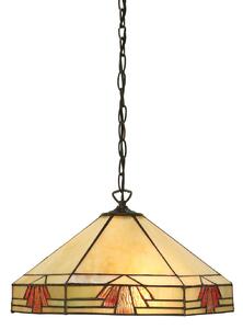 Lampa wisząca Nevada - Interiors - szkło Tiffany