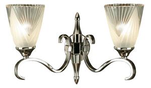 Stylowa lampa ścienna Columbia - Interiors - metal, szkło