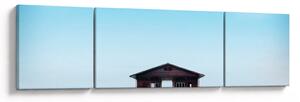 Obraz domu nad morzem (170x50 cm)