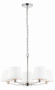 Oryginalny żyrandol Harvey - Endon Lighting - srebrny, biały