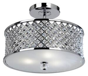 Elegancki plafon Hudson - Endon Lighting - srebrny