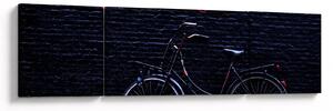 Obraz roweru w Amsterdamie (170x50 cm)