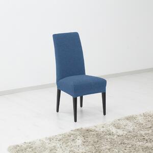 Pokrowiec elastyczny na krzesło Denia niebieski, 40 x 60 cm, zestaw 2 szt