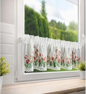 Firana gotowa EUROFIRANY Stella 150 x 30 cm BiaÅy