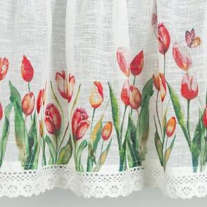 Firana gotowa EUROFIRANY Stella 150 x 30 cm BiaÅy