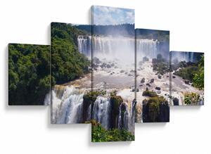 Obraz wodospadu Iguassu (125x70 cm)