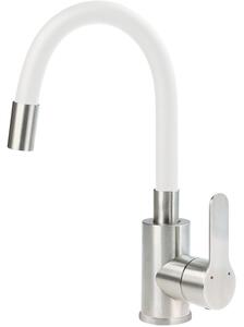 Bateria umywalkowa DEANTE Lupo BLU W240 BiaÅy stal