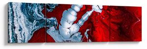 Obraz abstrakcyjnych plam (170x50 cm)