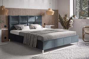 Podwójne łóżko z zagłówkiem 140x200 Bennet - 36 kolorów