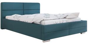 Tapicerowane łóżko ze schowkiem 90x200 Oliban 2X - 36 kolorów
