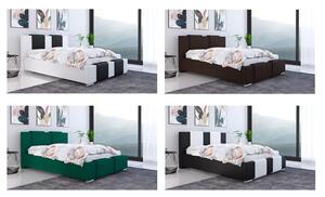 Jednoosobowe łóżko z pojemnikiem 90x200 Lamar 3X - 36 kolorów