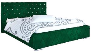 Pojedyncze łóżko z zagłówkiem 120x200 Loban 3X - 36 kolorów
