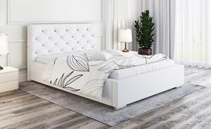 Jednoosobowe łóżko tapicerowane 90x200 Loran 3X - 36 kolorów