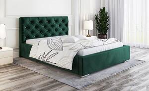 Podwójne łóżko tapicerowane 140x200 Loran 2X - 36 kolorów