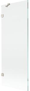 Mexen Lunar parawan nawannowy 1-skrzydłowy 70 x 150 cm, transparent, nikiel szczotkowany - 897-070-000-97-00