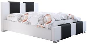 Tapicerowane łóżko z pojemnikiem 160x200 Lamar 2X - 36 kolorów