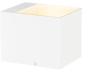 Lampa ścienna biała z wbudowanym LED i dotykowym ściemniaczem, ładowana - Joris