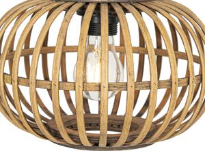 Orientalna lampa wisząca bambusowa 3-punktowa okrągła - Amira Oswietlenie wewnetrzne